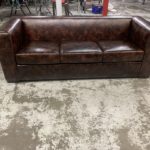 brown couch sofa